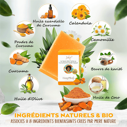 Savon au Curcuma – Éclaircissant & Anti-taches Naturel